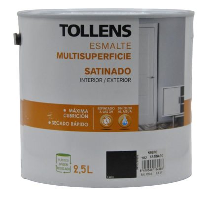 MULTISUPERFICIES SATINADO NEGRO 2 5 LT